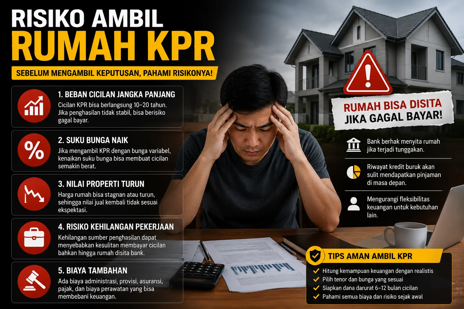 10 Risiko Ambil Rumah KPR 2026 dan Cara Menghindarinya